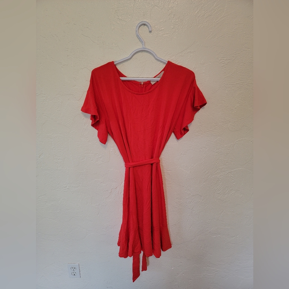 Red dress